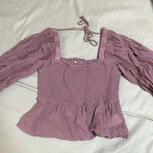 AE blouse top square neck